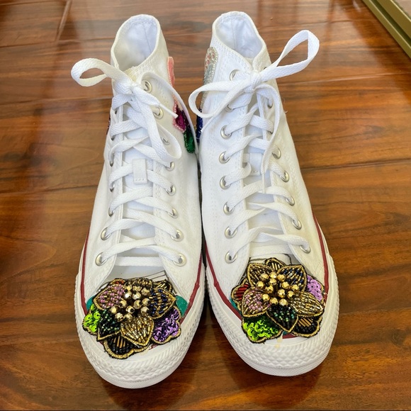 Converse Shoes - Converse custom made .Size women 10.5 _mens 8.5
